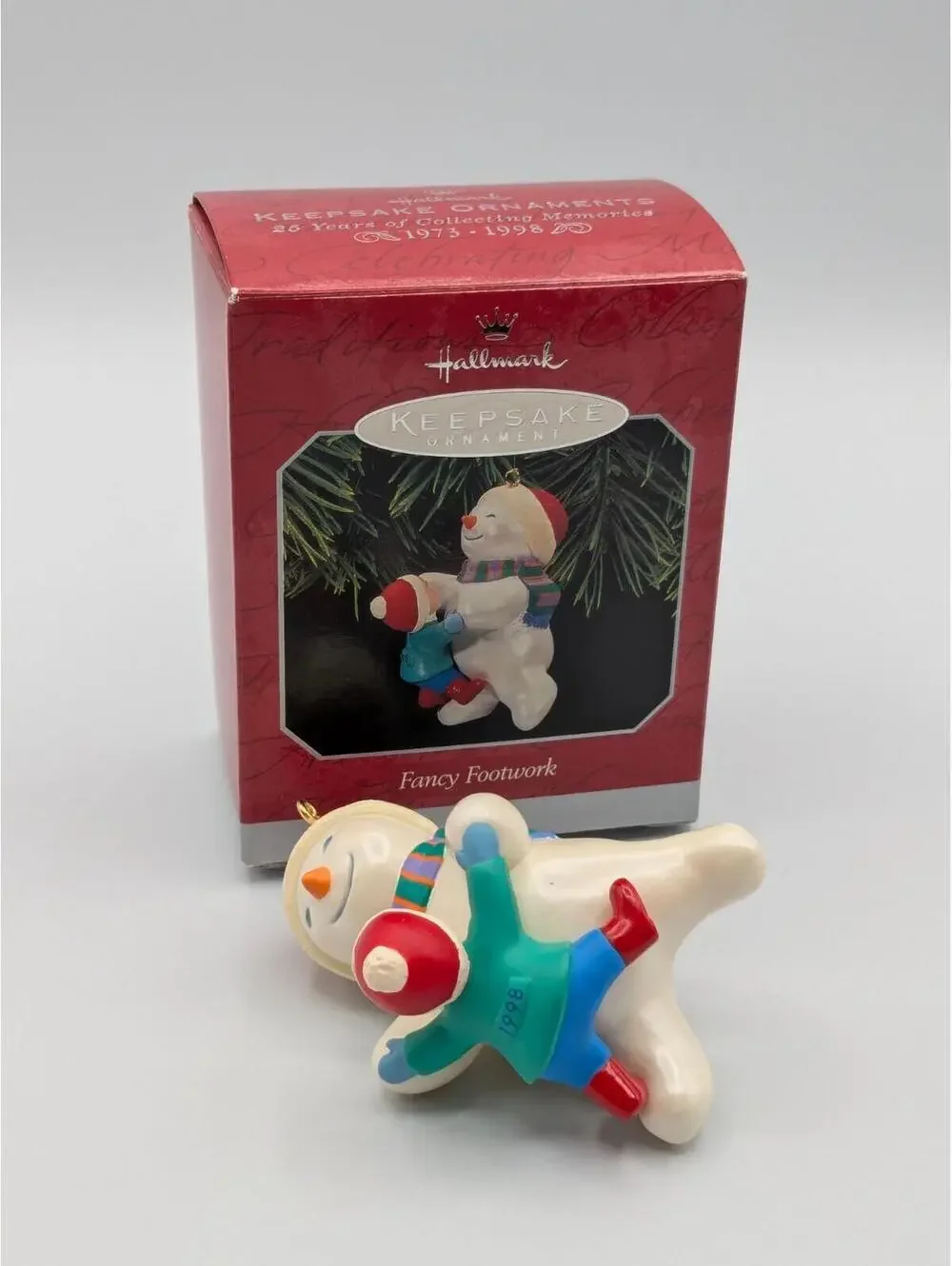 Hallmark Keepsake Fancy Footwork 1998 Vintage Christmas Ornament